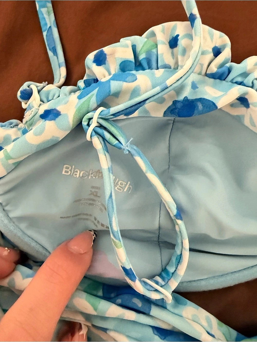 Blackbough Floral Bikini Set in Blue & White Blueberry Set - Picture 3 of 4